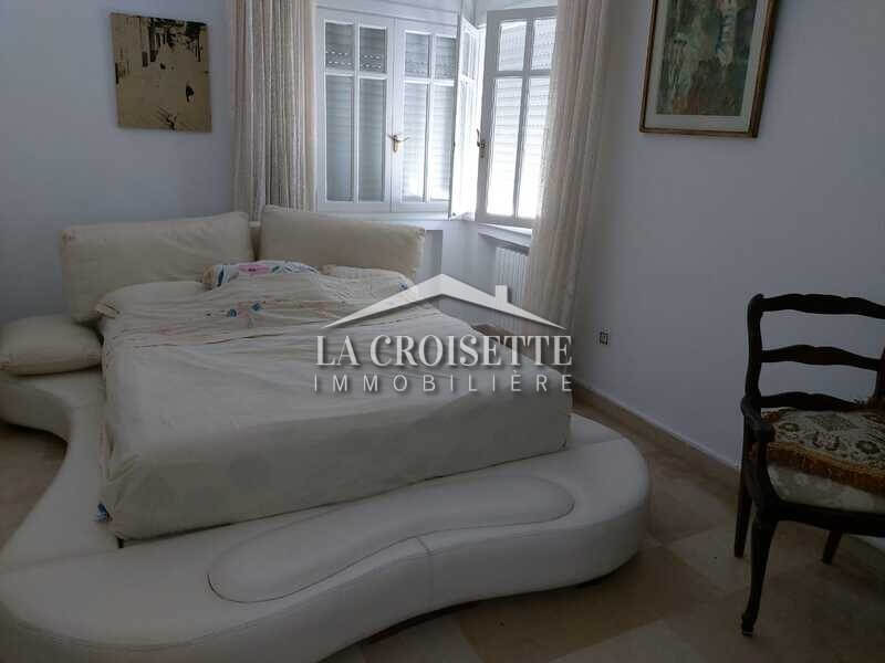 Duplex meublé S+3 avec piscine à La Marsa